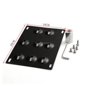 Soporte de marco de matrícula Soporte de montaje de gancho de remolque reforzado para parachoques delantero de coche Adaptador de matrícula universal - Product Image 6