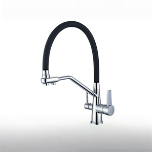 <span class=keywords><strong>Robinet</strong></span> de cuisine extractible 3-en-1 de haute qualité HuSheng en laiton, mitigeur <span class=keywords><strong>d</strong></span>'évier rotatif pour <span class=keywords><strong>eau</strong></span> chaude, froide et filtrée - Product Image 3