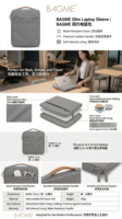 Housse d'ordinateur portable sur mesure de haute qualité 13/14 pouces, sacoche de transport pour ordinateur, housse de voyage, sac de bureau