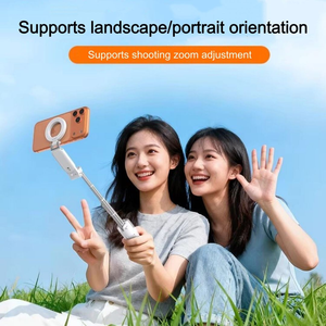 Z3 AI Perche à selfie magnétique pliable et télescopique, mini support de téléphone portable portable, stabilisateur avec suivi du visage, outil de photographie pour le voyage - Product Image 2
