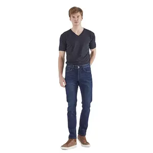 Высококачественный бренд от производителя синие обтягивающие эластичные Простые Дизайнерские Модные импортные джинсовые мужские брюки мужские джинсы