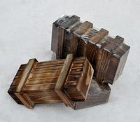 Accessoires de voiture de simulation à l'échelle 1/10, mini boîte en bois pour AXIAL SCX10 RC4WD D90 CC01, utilisation en intérieur, fabriqué en Chine