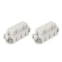 Connecteurs durables avec vis de Contact, 46 v, 16A, série HA, 32 broches, connecteur femelle pour automobile électrique