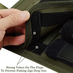 Heavy Duty Waterproof Offshore Fishing Lure Bag Fishing Jig <b>Wallet</b> for Saltwater & Freshwater Slow Pitch Jig Storage Bag - Product Image 4