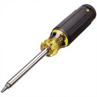 Jeu de tournevis anti-effraction multi-embouts en acier inoxydable Klein Tools 32307, outil 27-en-1, embouts Torx, hexagonaux, Torq, clé à molette, embouts à écrou de 1/4 pouce