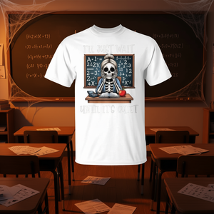 T-shirt pour femme Halloween Teacher I'll Just Wait Until Its Quiet - Product Image 3