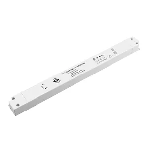 Tubo de fonte de alimentação linear, 0-10v, 24vdc, 100w, driver para projeto de iluminação led