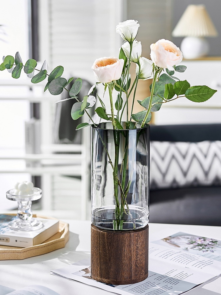 Factory Produced Wholesale Table Blown Recycled Glass Vase