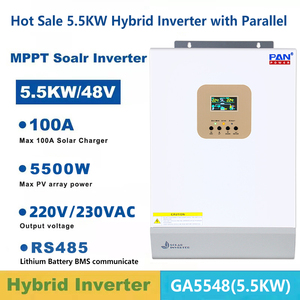 <span class=keywords><strong>Prix</strong></span> d'usine Onduleur solaire <span class=keywords><strong>hybride</strong></span> 48V 5kW 80A MPPT avec fonction parallèle - Product Image 5