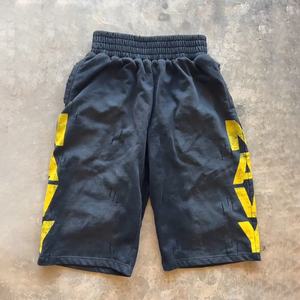 Уличная одежда с радужным спреем, печать логотипа на заказ, винтажные потертые шорты до колен, мешковатые спортивные шорты для мужчин - Product Image 2