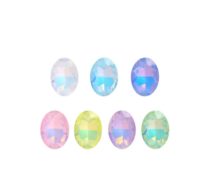 Cristal de vidrio K9 de alta gama, ovalado, con forma de huevo de paloma, color moca, con diamantes, precio de fábrica, gran stock, envío a todo el mundo - Product Image 3