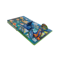 Livre éducatif pour enfants avec des rabats à déplier, impression personnalisée, couverture souple laminée, livre d'images pour enfants en gros