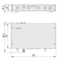 SOFN kinerja tinggi Preamplifier Presisi Instrumen optik hemat biaya kualitas tinggi peralatan laboratorium Model 7IA3000