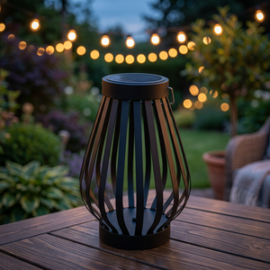 Lámpara Solar LED para Jardín, Exterior, Impermeable, Metálica, Luz Blanca Cálida, IP66, 2700K, para Decoración - Product Image 3