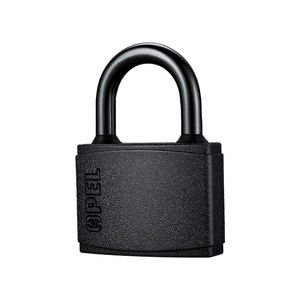 Candados de hierro OPEL de color negro con grillete endurecido resistente con llaves iguales para fabricante de candados de interior al aire libre - Product Image 1