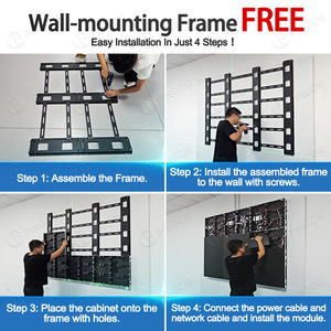 Meilleur prix petit écran LED à pas de pixel P1.25 P1.53 P1.86 P2 P2.5 intérieur fixe affichage LED mur vidéo écran d'affichage LED - Product Image 3