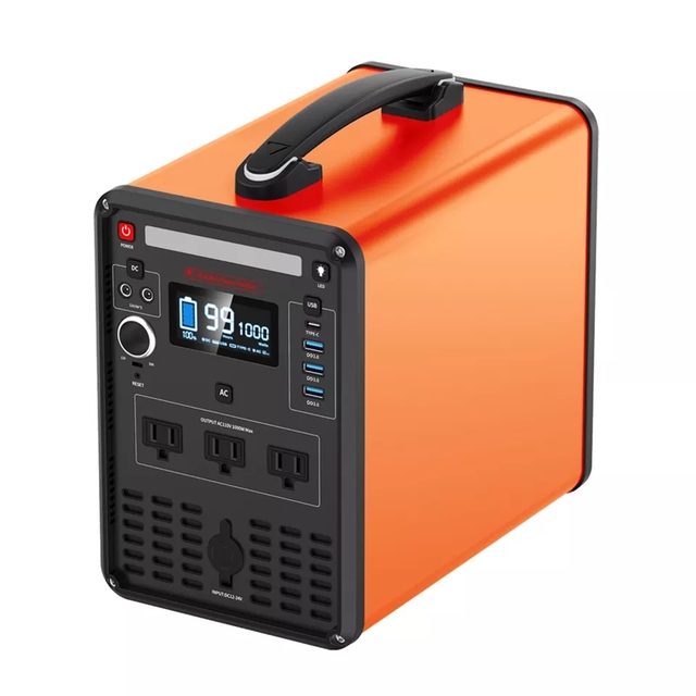 Factory Price Outdoor Safety Lifepo4 Battery Emergency Charging 110v 220v 1200w Portable Power Station 1000w Station