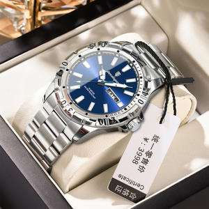 <span class=keywords><strong>Montre</strong></span> de luxe en quartz pour homme, <span class=keywords><strong>montre</strong></span>-bracelet en acier inoxydable pour homme d'affaires, étanche, lumineuse, avec date, Uhren Orologio Uomo - Product Image 1