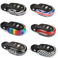 Coque de Clé de Voiture en Métal pour Mini Cooper S F54 F55 F56 F6, Protection et Décoration de Style Automobile