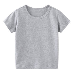 เสื้อยืดเด็ก TS163 แบบเรียบ สำหรับเด็กชาย เด็กหญิง เด็กเล็ก เสื้อผ้าฝ้ายสีพื้น สีขาว สีดำ เสื้อยืดเด็กแบบเรียบ - Product Image 2