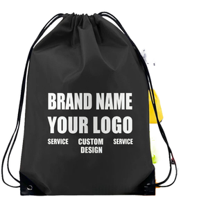 Brand Name Custom Design <b>Drawstring</b> <b>Backpack</b> Unisex Polyester Gym Bag With Logo Print - Product Image 1