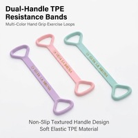 Corde de traction pour le dos en forme de 8, bande élastique TPE pour l'ouverture des épaules, la posture, le yoga, l'entraînement physique à domicile