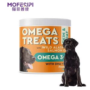 Olio di pesce Omega 3 6 9 ad alto contenuto proteico guadagno muscolare mastica cane integratore per cani allergia sollievo articolare pelle mantello - Product Image 1