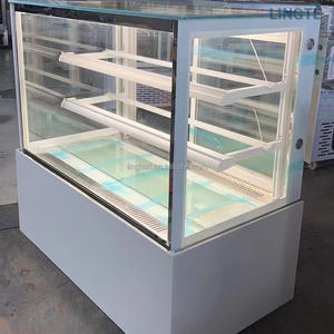 <span class=keywords><strong>Vitrine</strong></span> <span class=keywords><strong>réfrigérée</strong></span> à porte vitrée à température unique pour pâtisserie, <span class=keywords><strong>vitrine</strong></span> à gâteaux - Product Image 4
