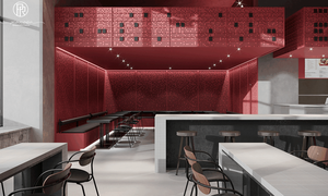 Muebles personalizados para pizzería, cafetería <span class=keywords><strong>y</strong></span> panadería, diseño de interiores para centro comercial <span class=keywords><strong>y</strong></span> supermercado, ideas de decoración para restaurante de pizza - Product Image 4