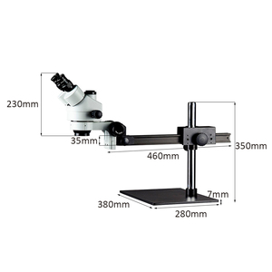 Cámara Digital Trinocular con anillo de luz Led, 7X-45X, Vga, 20Mp, compra de <span class=keywords><strong>microscopio</strong></span> en línea - Product Image 2