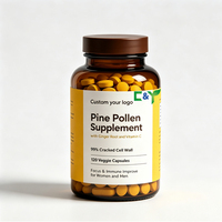 Comprimés de pollen de pin à paroi cellulaire brisée chinois 250mg