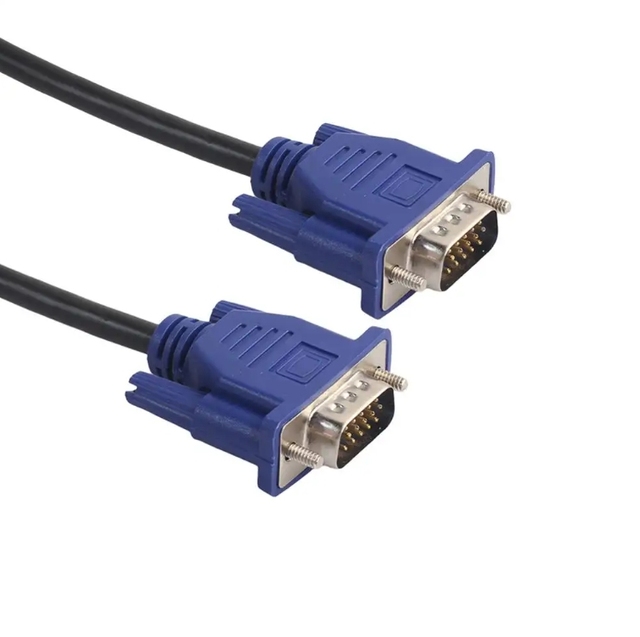 Blue Wholesale Computer Monitor 3+5 Vga Male to Male High Speed Cable Laptop Audio Video Cable Vga Cable