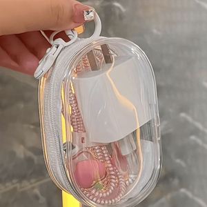 Multifunctional <b>Cable</b> Storage Transparent Zipper Pouch Mini Clear <b>Bag</b> for <b>Cables</b> - Product Image 5