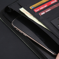 2025 A5 PU cuir Composition organisateur planificateur cahier 6 reliure à anneaux fermeture éclair 100 feuilles bureau exécutif cahier exécutif