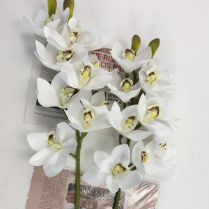 TCF haut de gamme Simulation <span class=keywords><strong>Whelan</strong></span> pièce maîtresse fleur maison décorative 10 têtes toucher réel lumière intérieure luxe maison décoration douce - Product Image 3