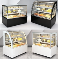 Vitrine réfrigérée de comptoir pour gâteaux, petite vitrine de présentation pour magasin