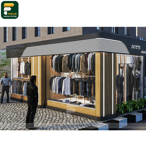 Luxury Premium Fashion Store Apparel Rack <b>Wall</b> Shelf Cabinet Cashier Counter Fixture - Product Image 5