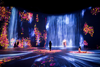 Projecteurs professionnels 20000 lumens pour exposition multimédia, exposition numérique immersive Projection numérique à 360 degrés