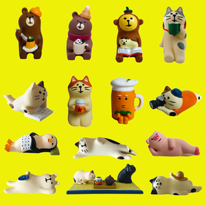 Articoli Vari in Stile Giapponese Qingh: Shiba Inu, Pinguino, Gatto Fotografico, Orso Bianco, Edamame, Lazy, Artigianato in Resina - Product Image 1