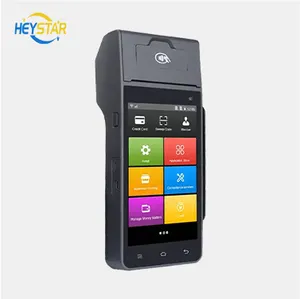 HEYSTAR HP605 Multi-function Android Handheld Pos Systems Pos Terminal with Card Reading and touch screen