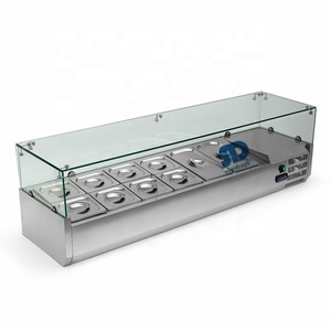 Soardragon Quầy Trưng Bày Salad Tủ Lạnh Thương Mại Để Bàn Tủ Lạnh Quầy Bar Salad Tủ Lạnh Tủ Lạnh Trưng Bày Salad - Product Image 6