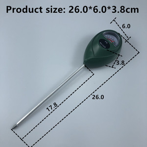 Soil Ph Meter 1-10 Range Round Head Single Needle For Garden Soil Testing - Product Image 3
