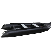 Kayak à pédale simple de bateau électrique gonflable léger pour l'extérieur dérive AIRMAT Floor PVC HDPE pliable Stable Divers'