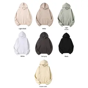 <span class=keywords><strong>Sudadera</strong></span> con Capucha de Felpa Estilo Europeo para Hombre, Talla Grande, Estilo Americano, Estilo Urbano, 460g, Peso Pesado - Product Image 2