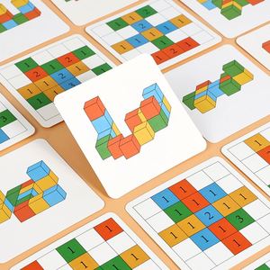 Fun Block, Juego de Ingenio 3D para Desarrollo del Razonamiento Espacial, Bloques de Construcción para 2 Jugadores, Desafío Mental - Product Image 3