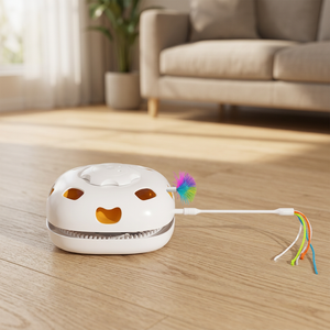 Nuevo Diseño de Juguete Interactivo para Gatos con Pluma, Bola Inteligente con Movimiento Automático, Juguete Inteligente para Mascotas - Product Image 2