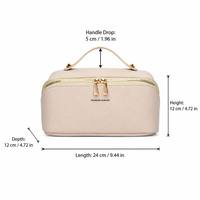 Trousse de Toilette de Voyage en Gros, Grande Capacité, Organisateur de Maquillage Suspendu, Pochette de Lavage Étanche pour Femmes
