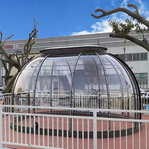 Sala de recepción esférica de 4,5 metros yourte en Plastique con cúpula de burbujas Casa de cúpula inteligente - Product Image 4