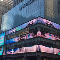 Écran LED transparent, écran flexible transparent extérieur, écran LED intérieur, écran LED publicitaire interactif