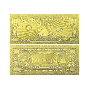 Billete <span class=keywords><strong>de</strong></span> 1 Millón <span class=keywords><strong>de</strong></span> Dólares Estadounidenses con <span class=keywords><strong>la</strong></span> <span class=keywords><strong>Estatua</strong></span> <span class=keywords><strong>de</strong></span> <span class=keywords><strong>la</strong></span> <span class=keywords><strong>Libertad</strong></span> en Lámina <span class=keywords><strong>de</strong></span> Oro, 15.5x6.5cm, Doble Cara, para Colección - Product Image 6